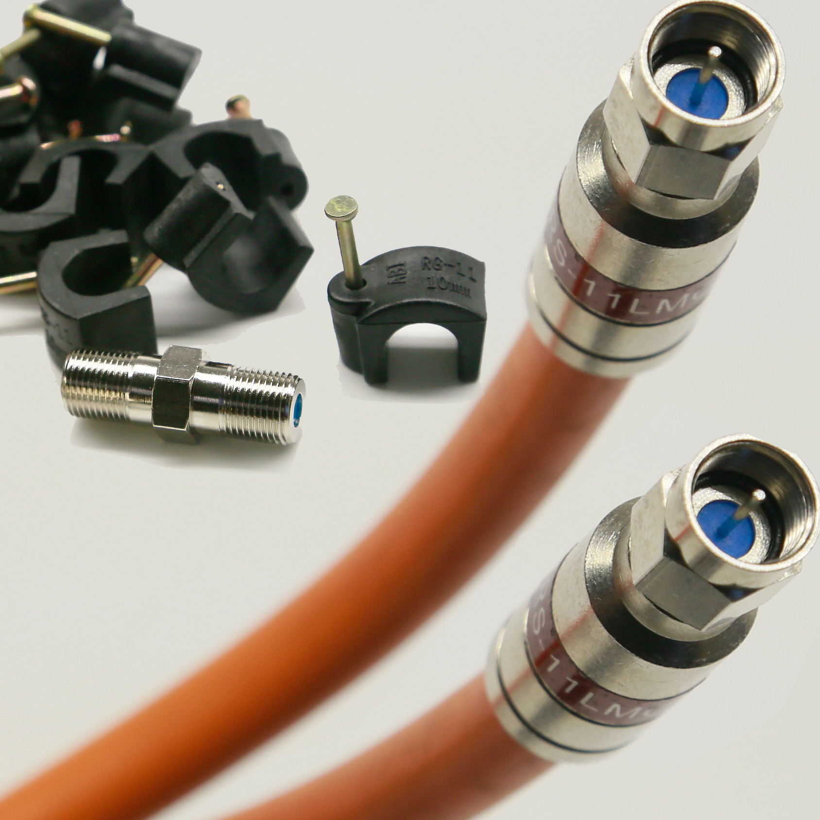 RG11 DIRECT BURIAL UNDERGROUND COAX CABLE INDOOR OUTDOOR TRISHIELD